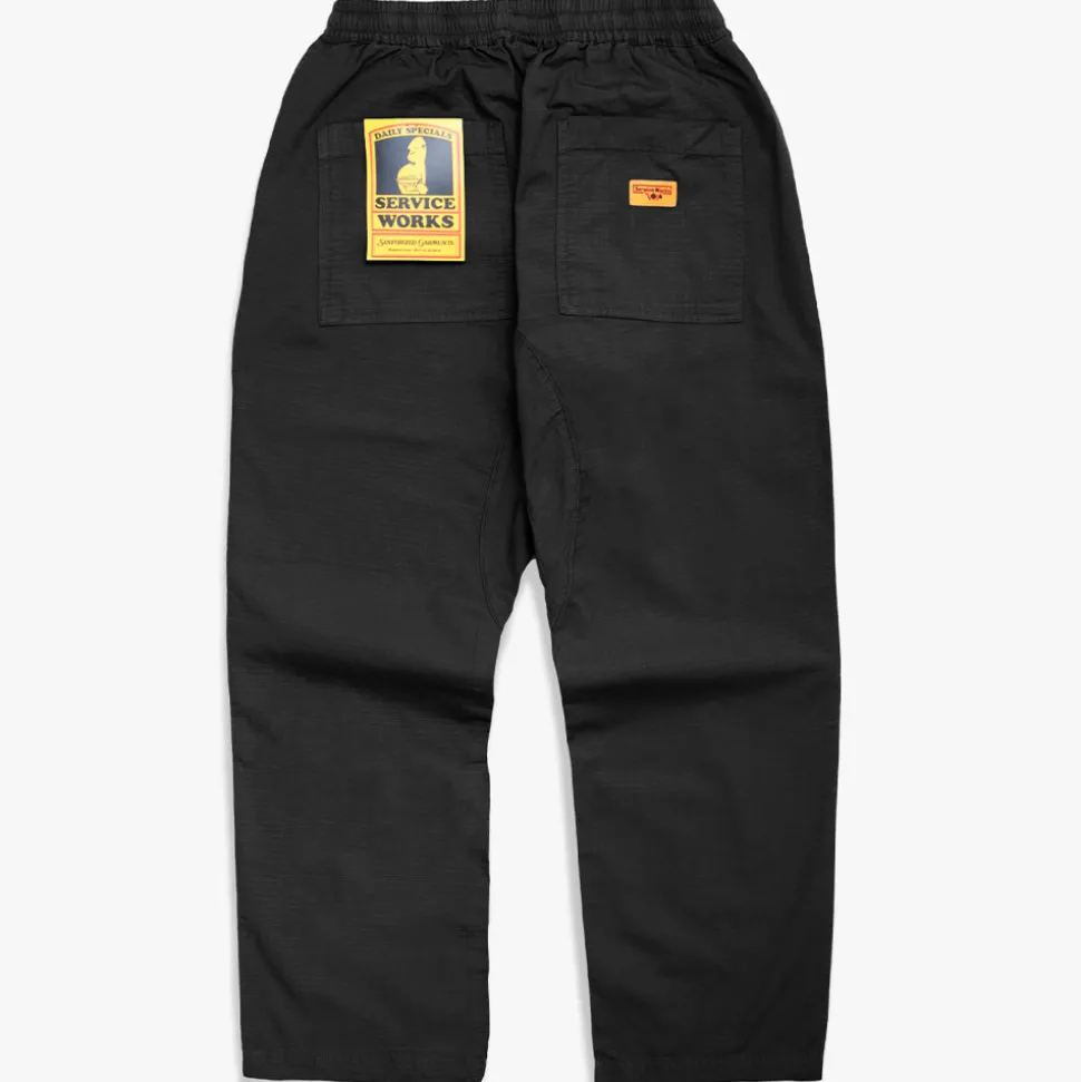 Service Works - Pantalon Chef Ripstop - Noir< Pants