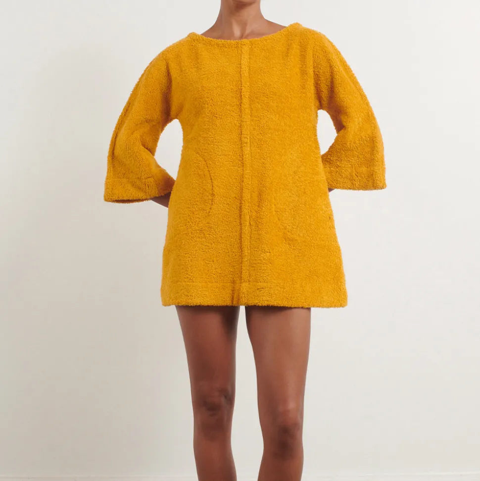 Simone Fan - Robe The Mini Dress - Jaune<Women Dresses