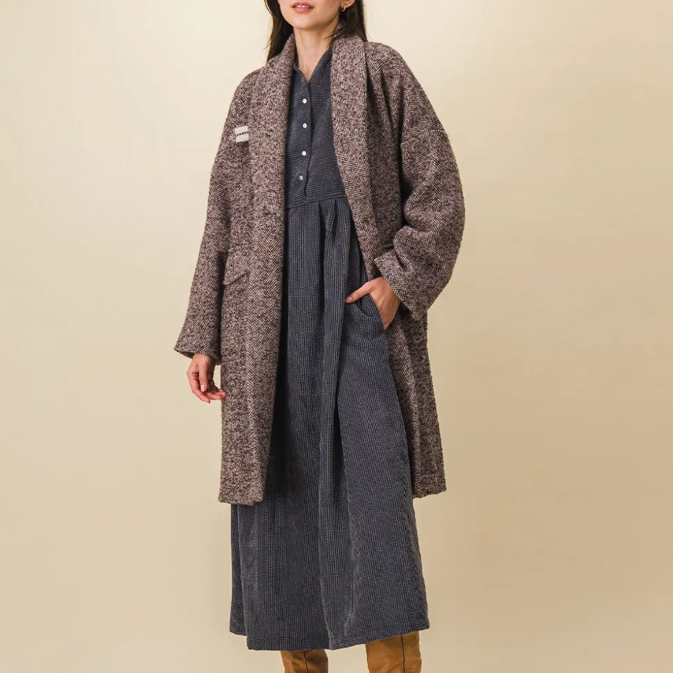 SIX SŒURS SIXSOEURS - Manteau Albertine - Marron<Women Coats