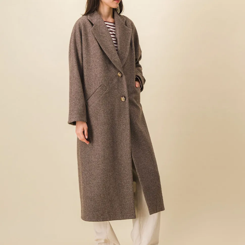 SIX SŒURS SIXSOEURS - Manteau Alexandra - Beige<Women Coats