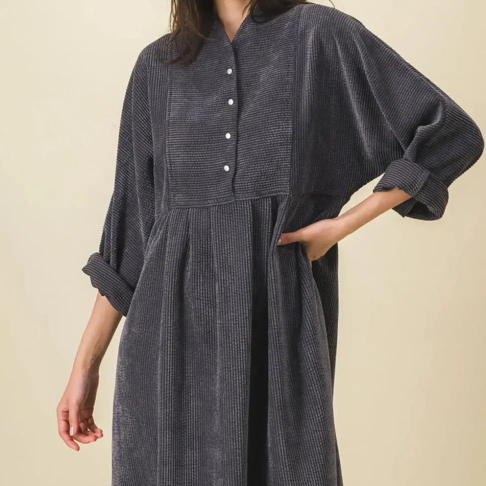 SIX SŒURS SIXSOEURS - Robe Sue - Gris<Women Dresses