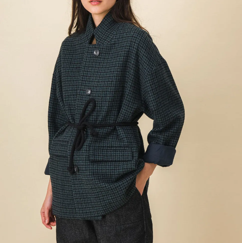 SIX SŒURS SIXSOEURS - Veste Billie - Bleu<Women Jackets