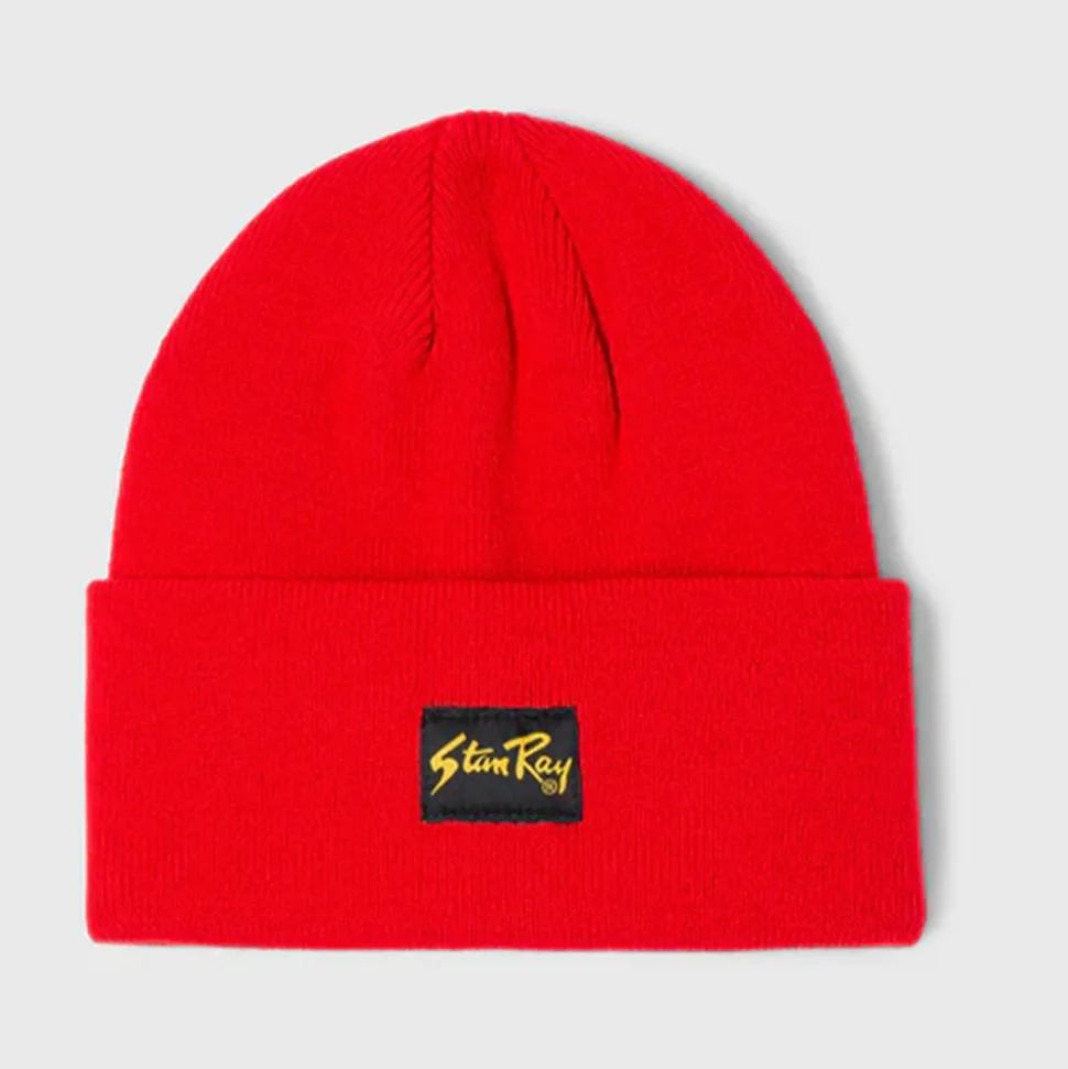 STAN RAY - Bonnet Fold - Rouge< Beanies