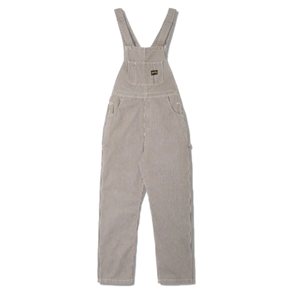 STAN RAY - Salopette Earls Bib - Marron Rayures<Women Jumpsuits