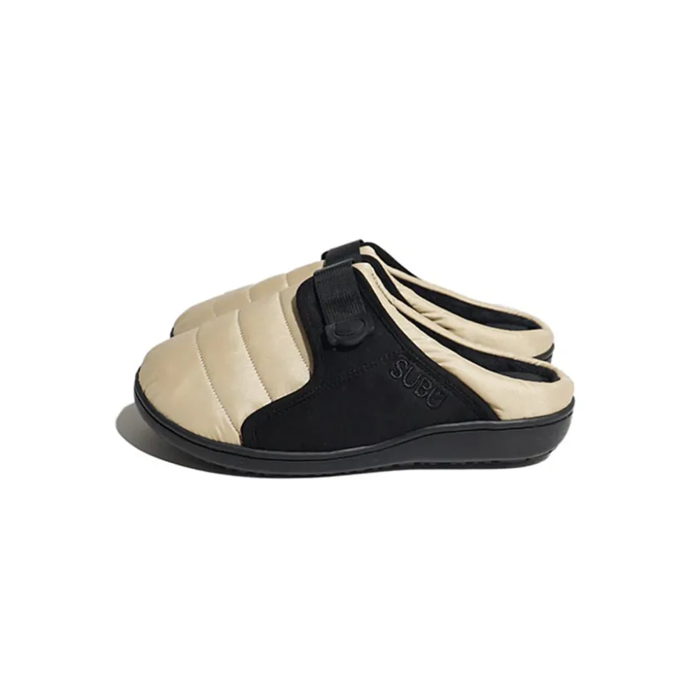 Subu Tokyo - Chaussons Belt - Beige< Slippers