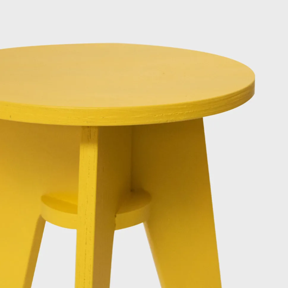 522 PIET HEIN EEK Tabouret Crisis - Jaune - Piet Hein Eek< Stools