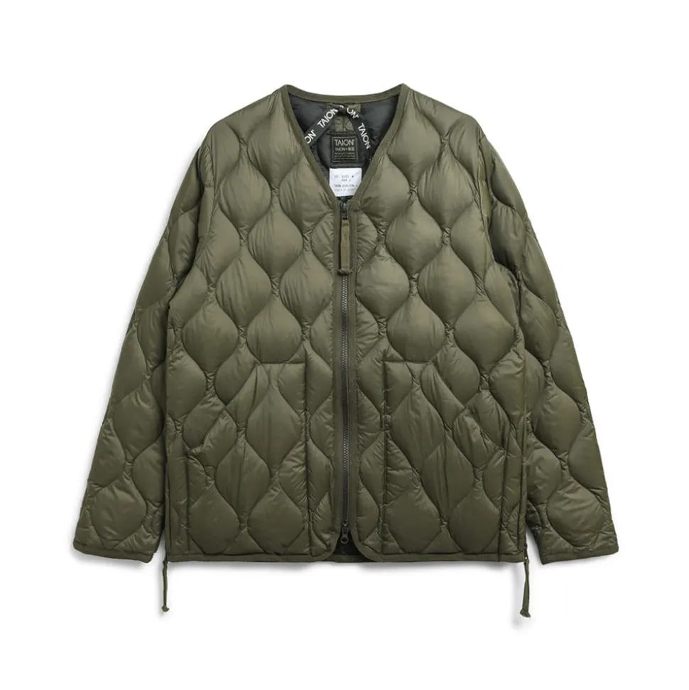 Taion - Veste matelassée - Olive< Coats