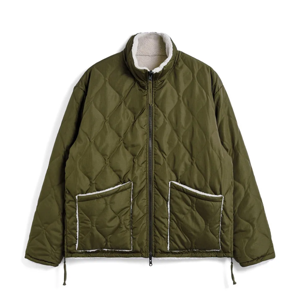 TAION - Veste Military Reversible Down - Olive/Cream< Jackets