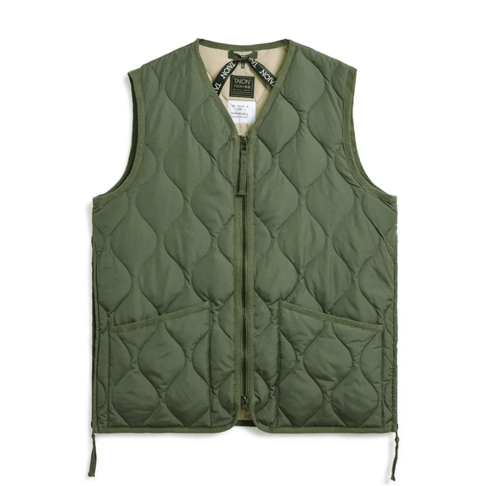 Taion - Veste sans manches - Vert< Jackets