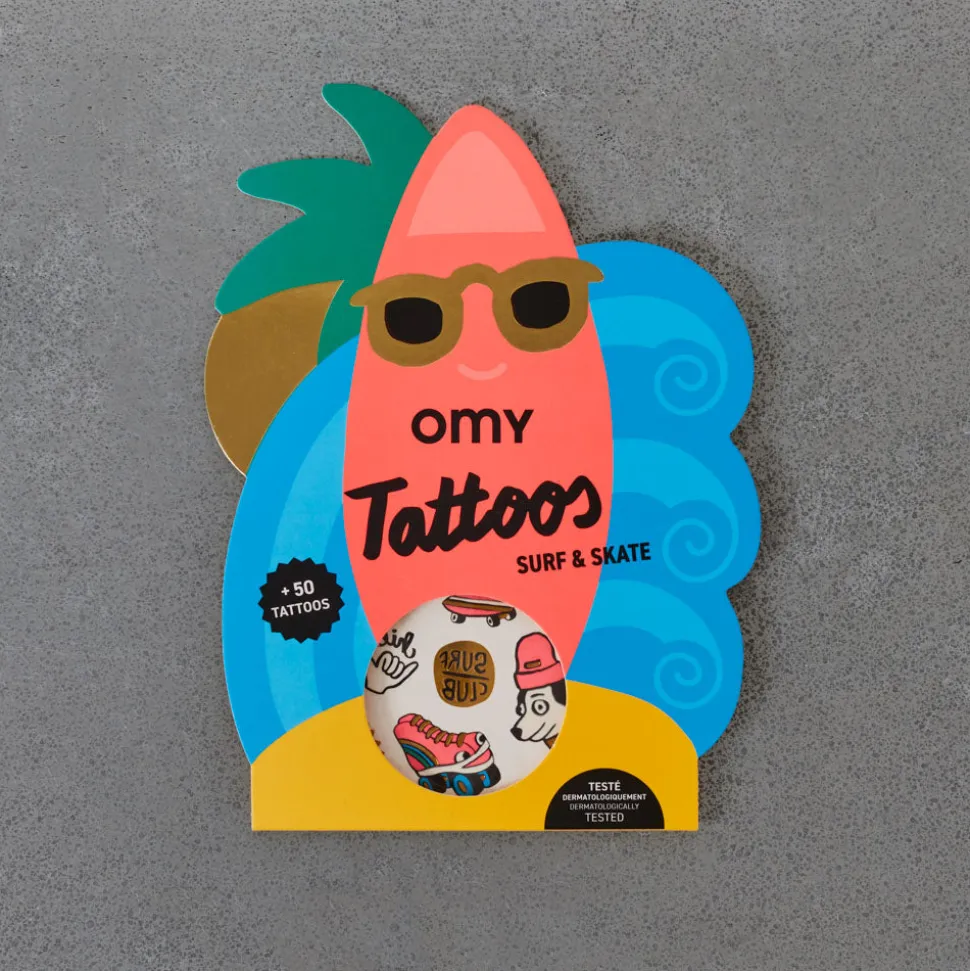 729 OMY Tatoos - Surf & Skate<Kids Kids' World | Games