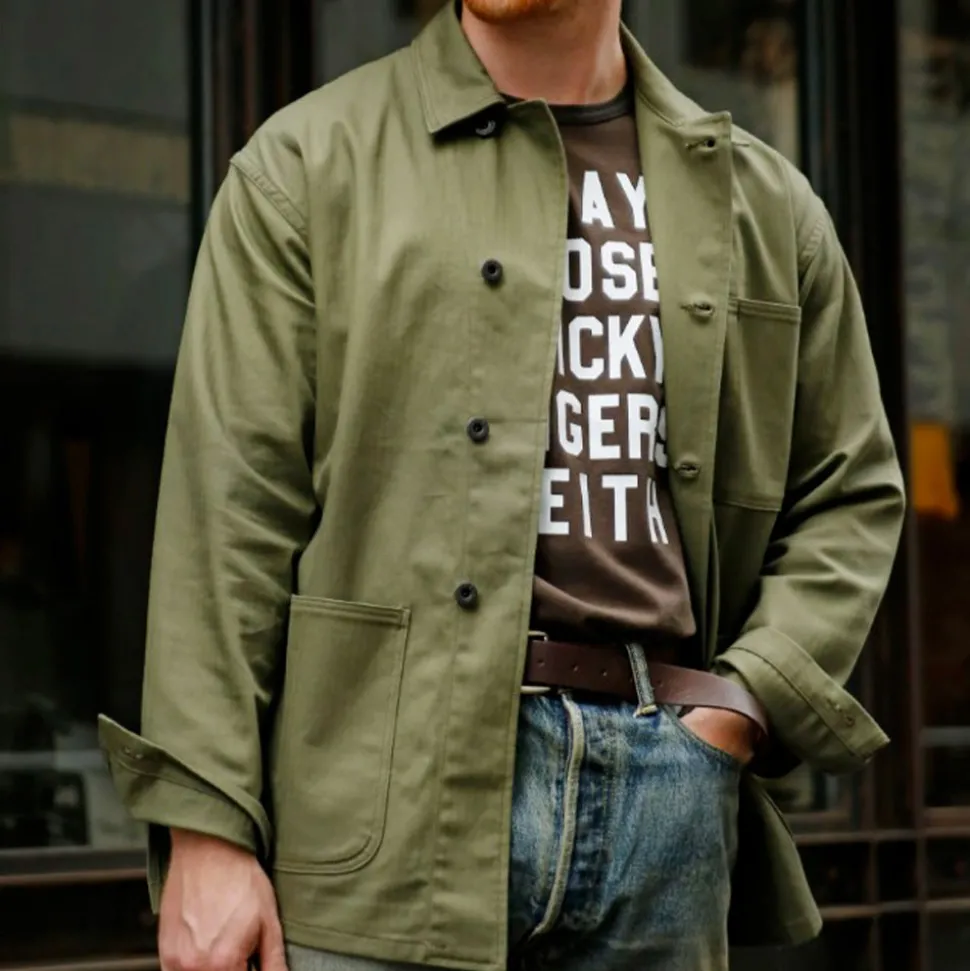 THE REAL MCCOYS - Veste Utility N-3 - Olive< Jackets