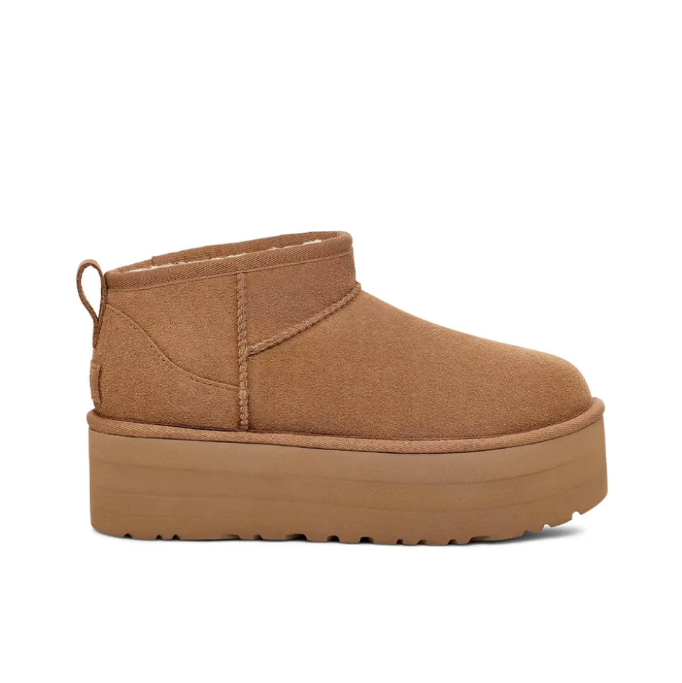 UGG - Bottes Classic Ultra Mini Platform - Chestnut<Women Boots