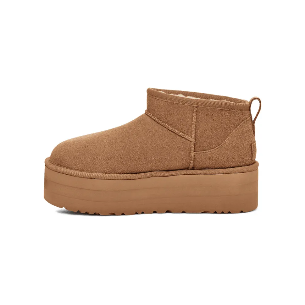 UGG - Bottes Classic Ultra Mini Platform - Chestnut<Women Boots