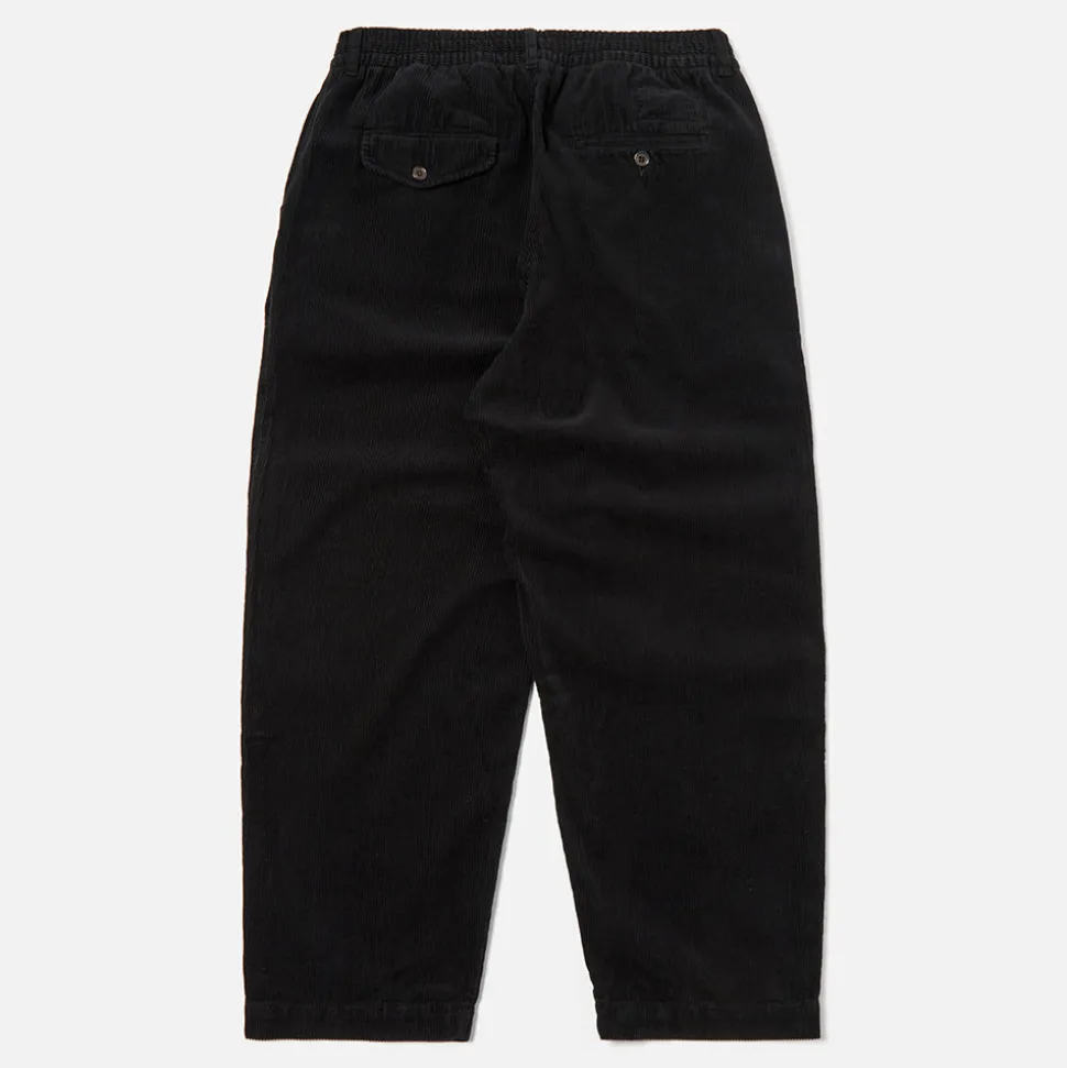 Universal Works - Pantalon Pleated Track - Noir< Pants