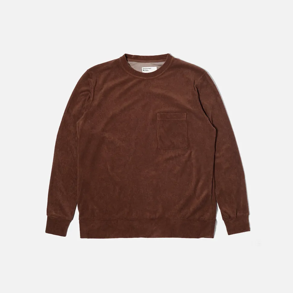 Universal Works - Sweat Loose - Marron< Sweats