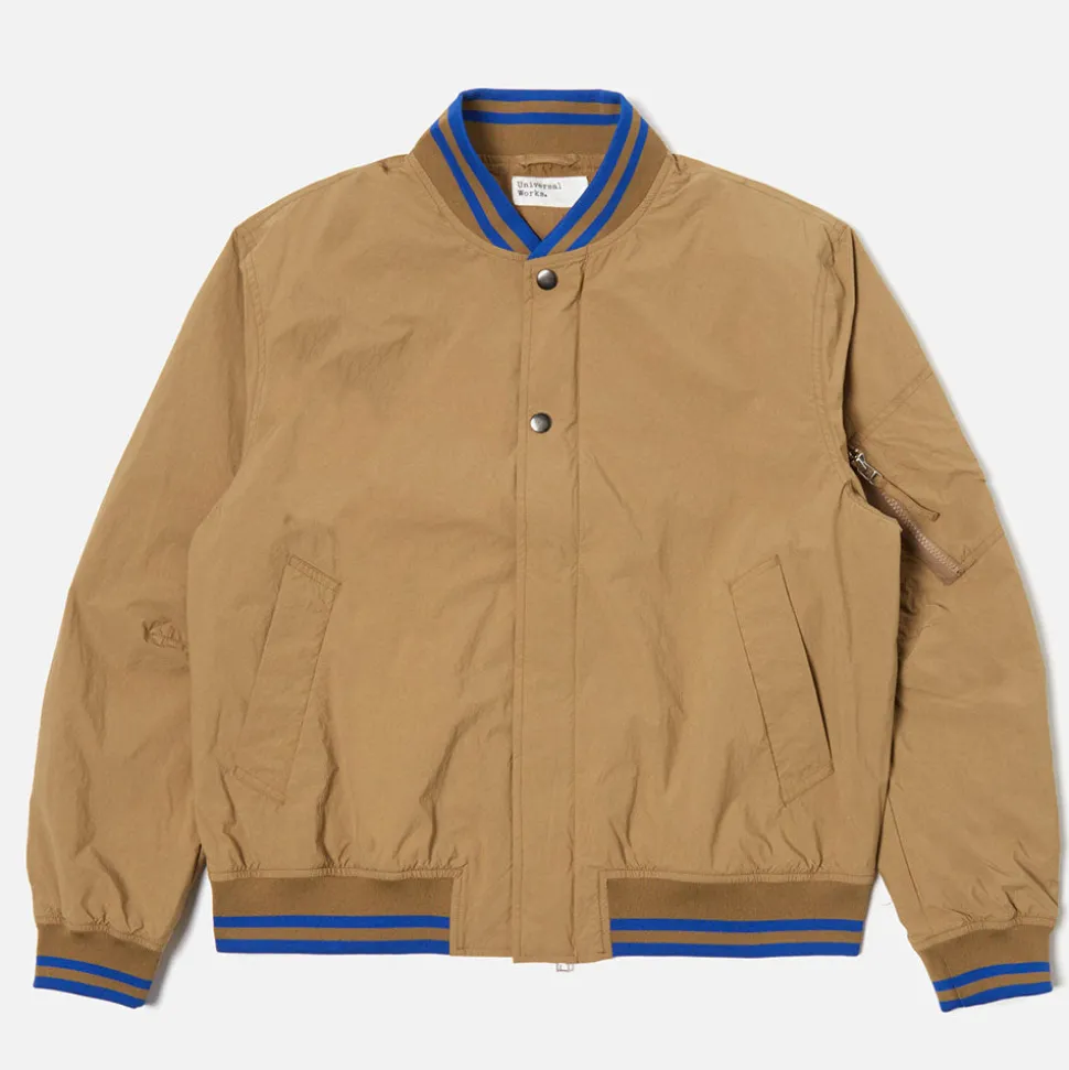 Universal Works - Veste NS Bomber - Beige< Jackets