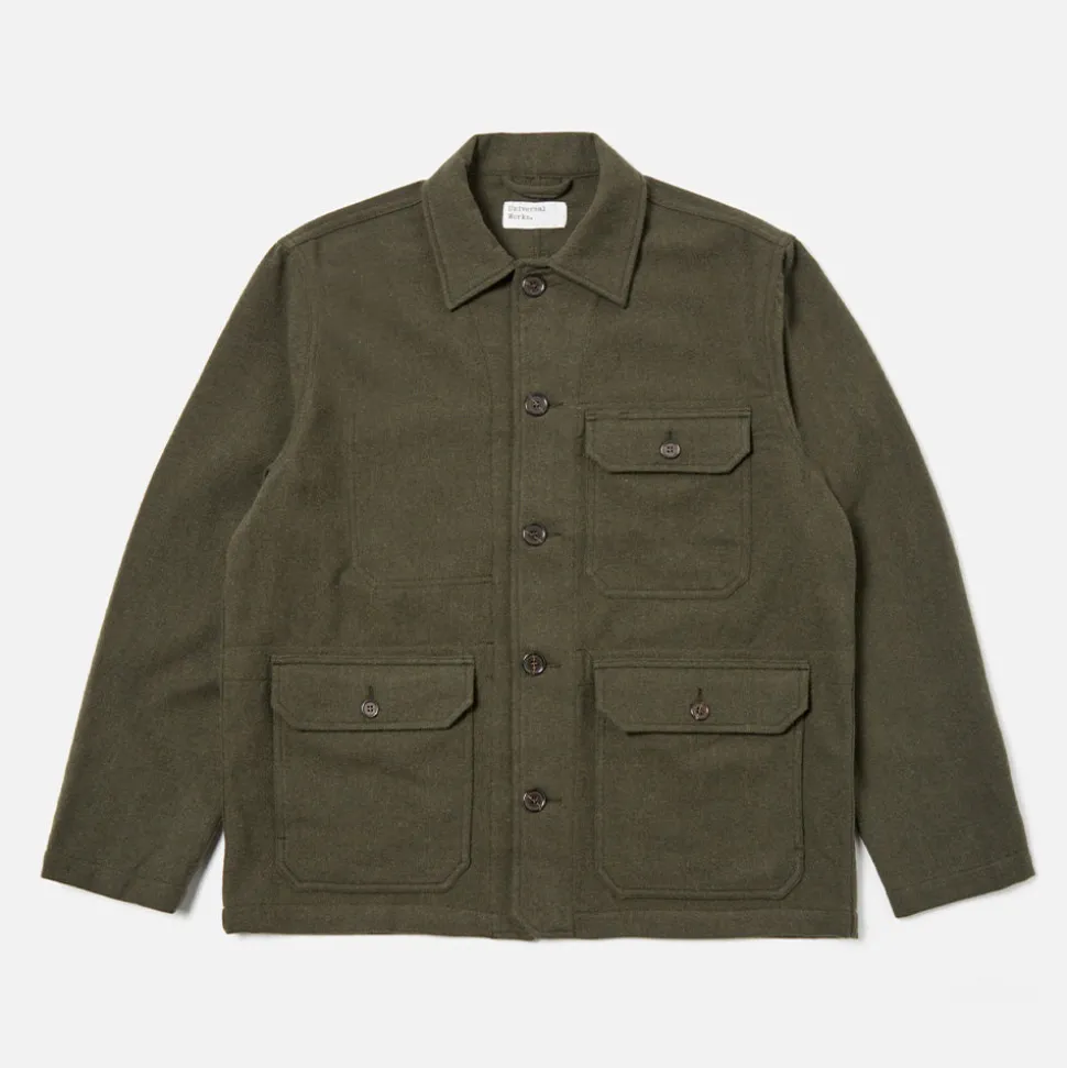 Universal Works - Veste Utility - Olive< Jackets