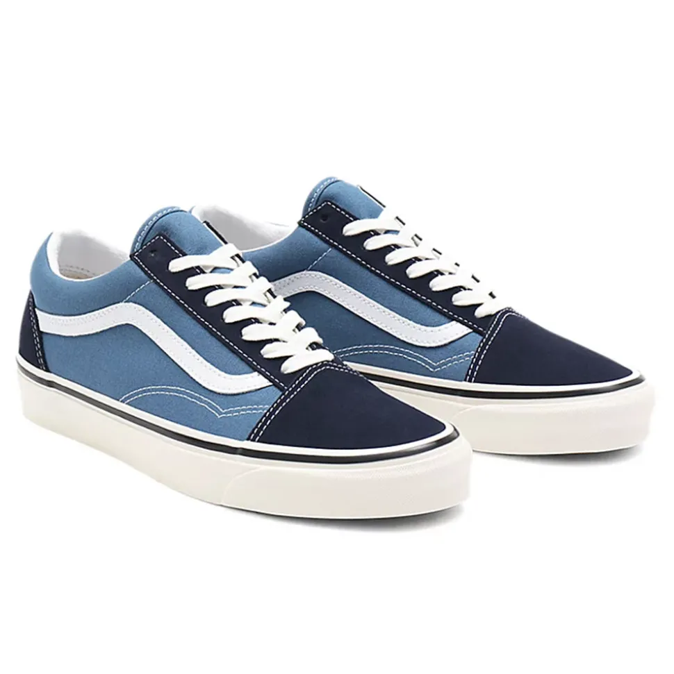 VANS - Old Skool 36 DX - Noir & Bleu< Sneakers ​