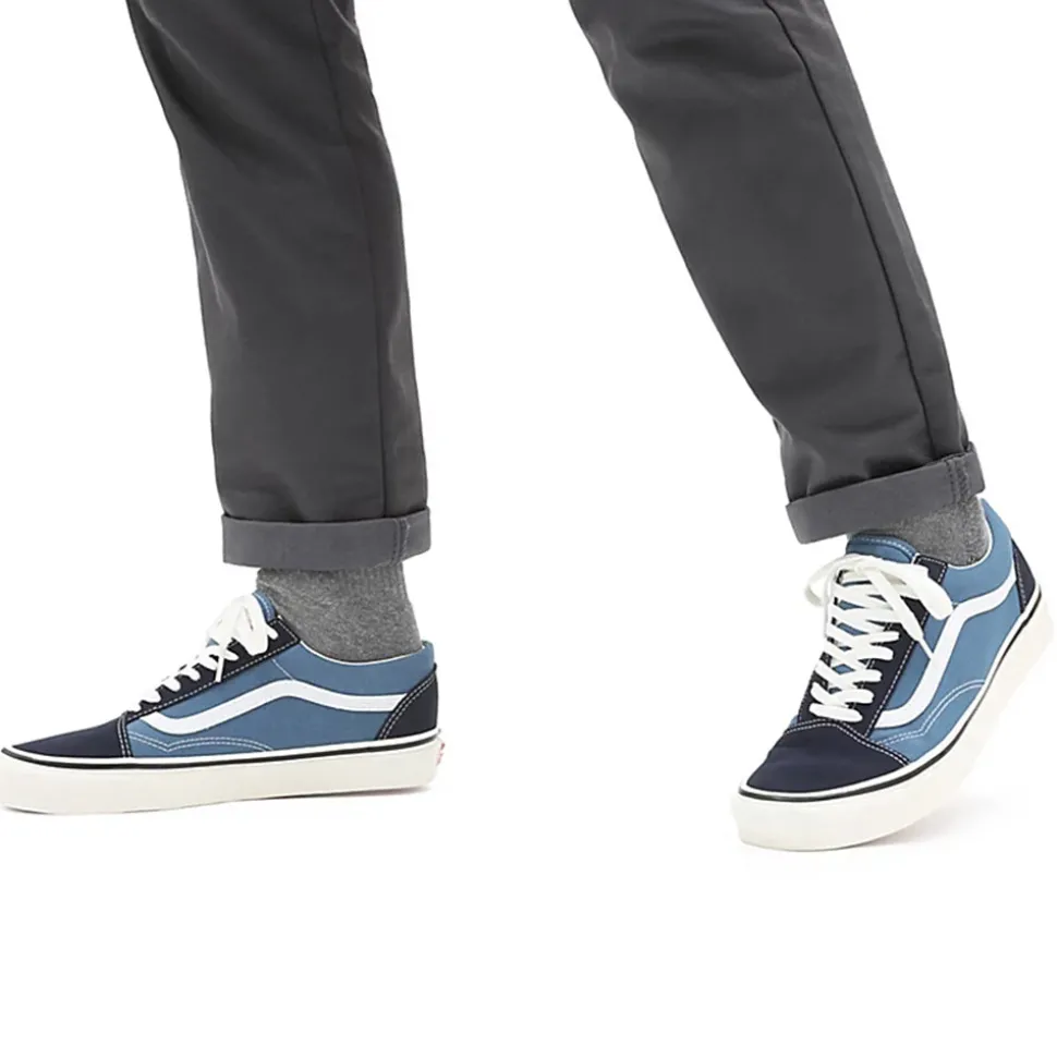 VANS - Old Skool 36 DX - Noir & Bleu< Sneakers ​