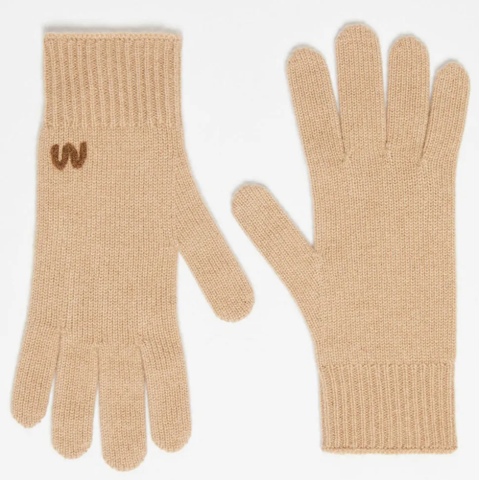 WEEKEND MAX MARA - Gants Lea - Ivoire<Women Gloves & Mittens