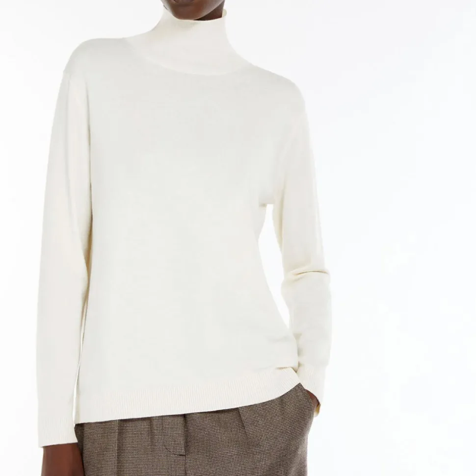 WEEKEND MAX MARA - Pull Kiku - Lait<Women Knitwear