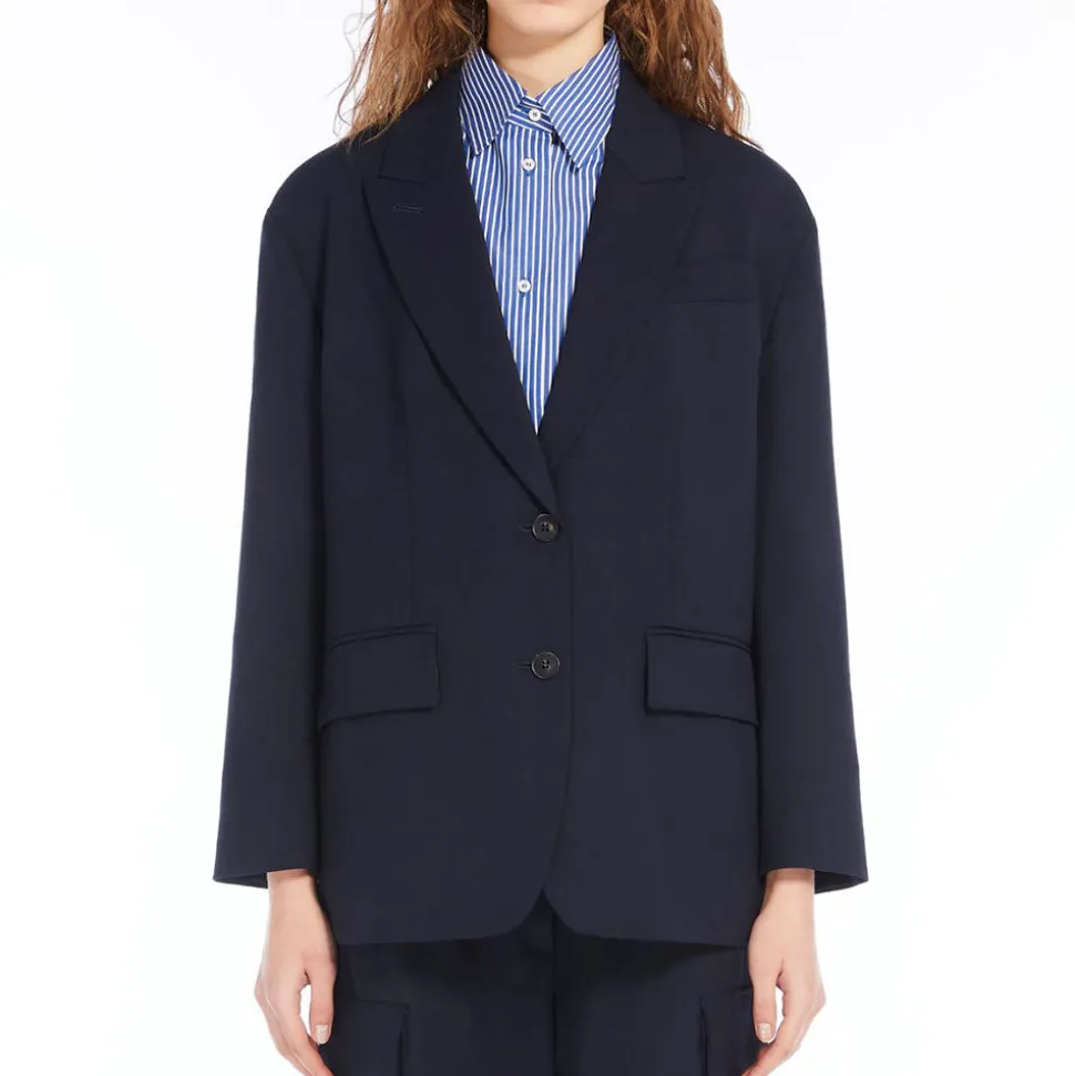 WEEKEND MAX MARA - Veste Quadro - Bleu<Women Jackets