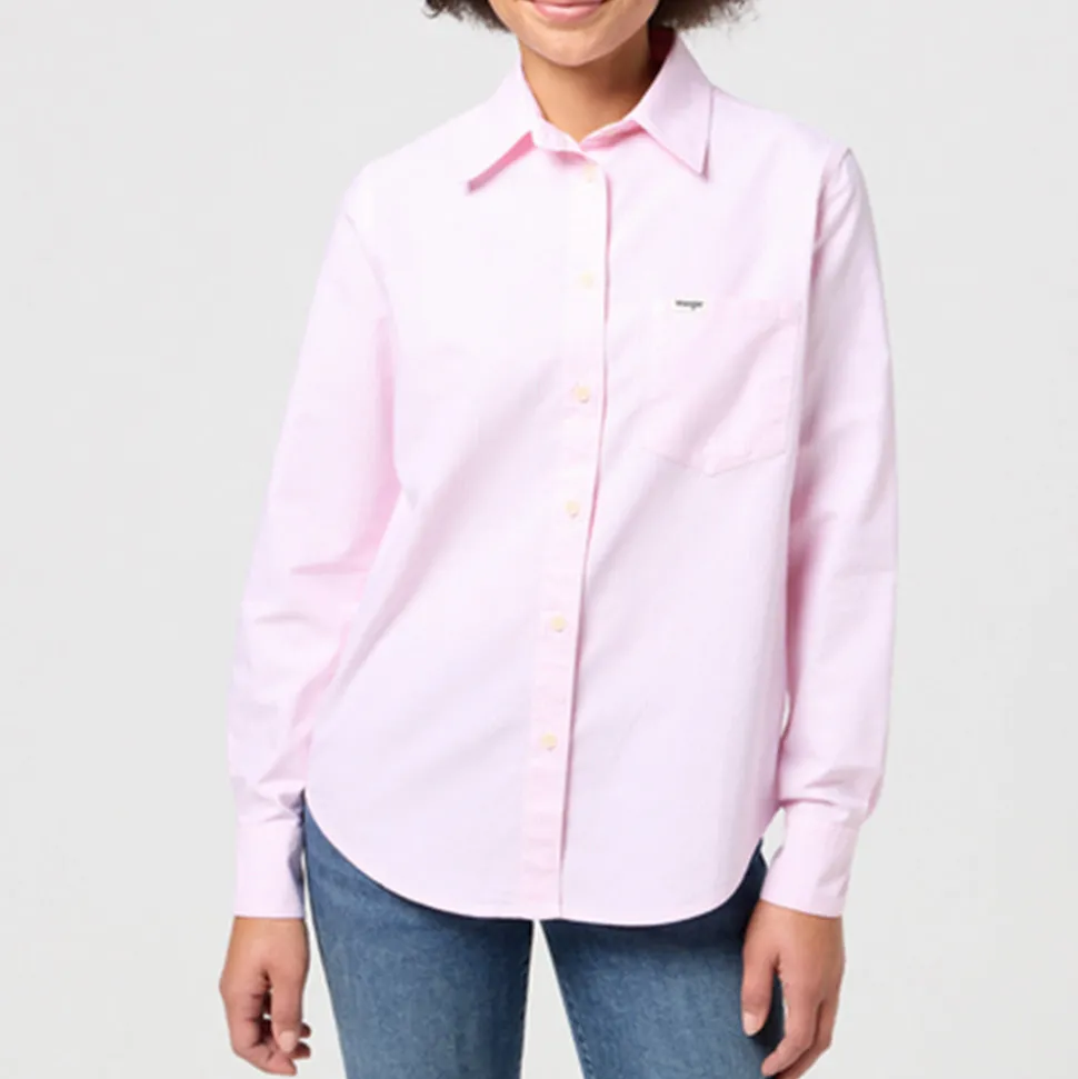 WRANGLER - Chemise Rayée - Rose<Women Shirts