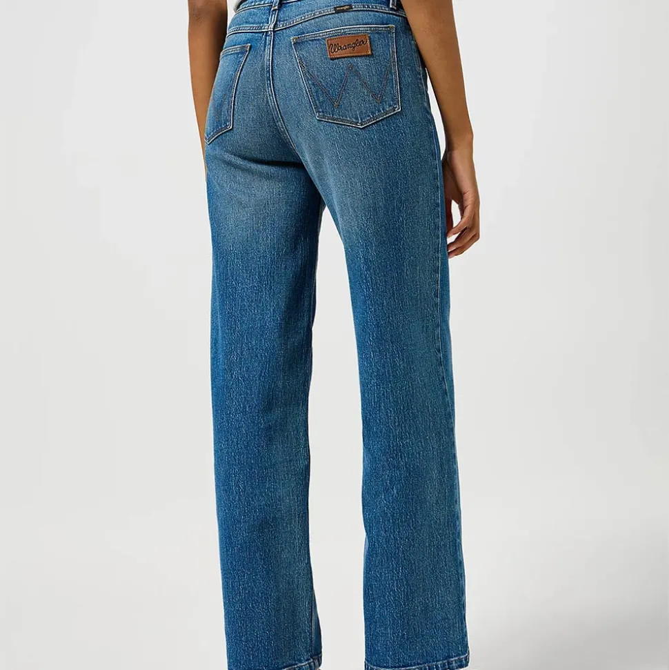 WRANGLER - Jeans Loose Straight- Bleu<Women Jeans