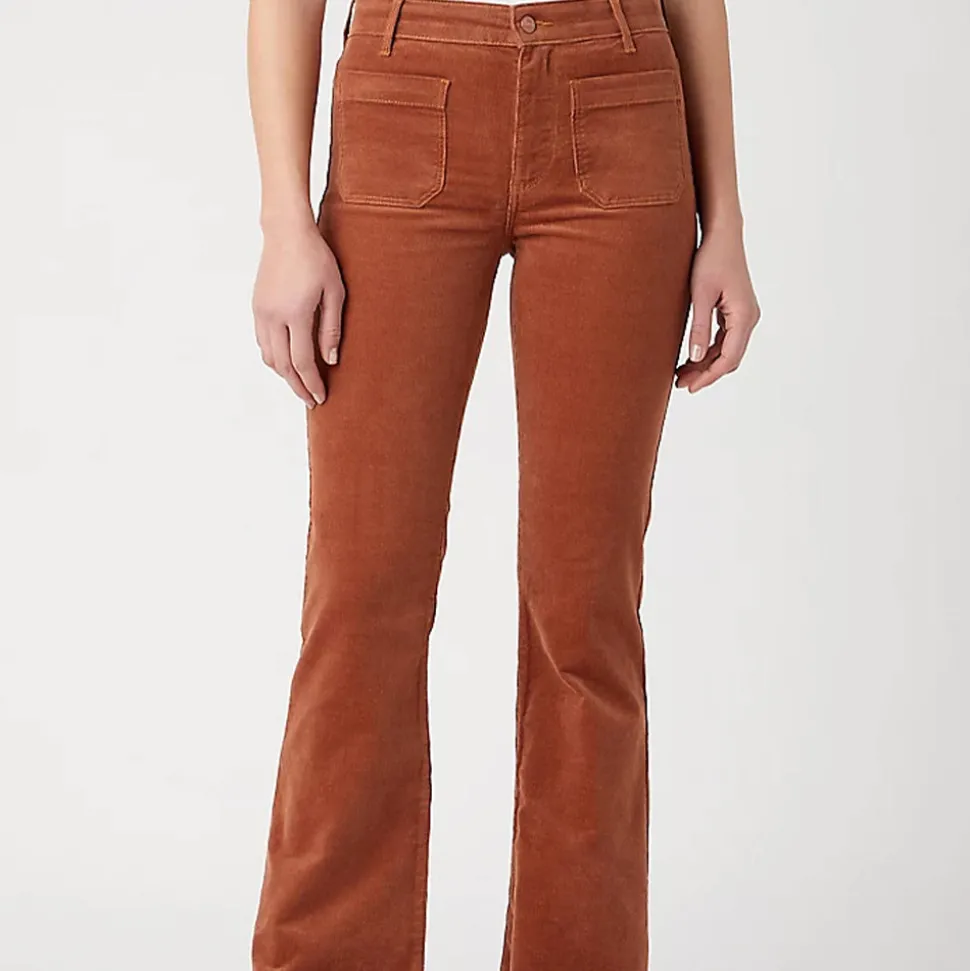 Wrangler - Pantalon Flare - Marron<Women Jeans