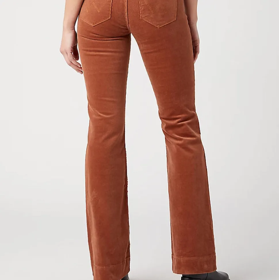 Wrangler - Pantalon Flare - Marron<Women Jeans