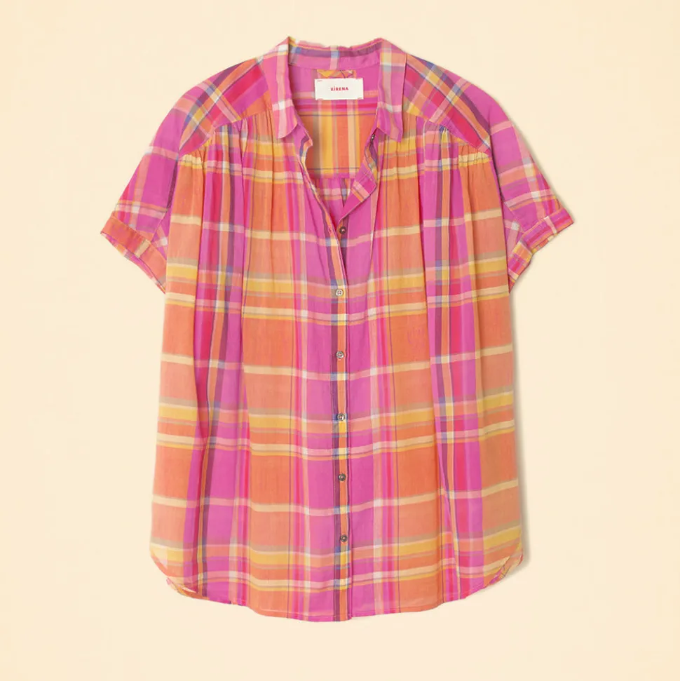 Xirena - Chemise Paxton - Corail<Women Shirts