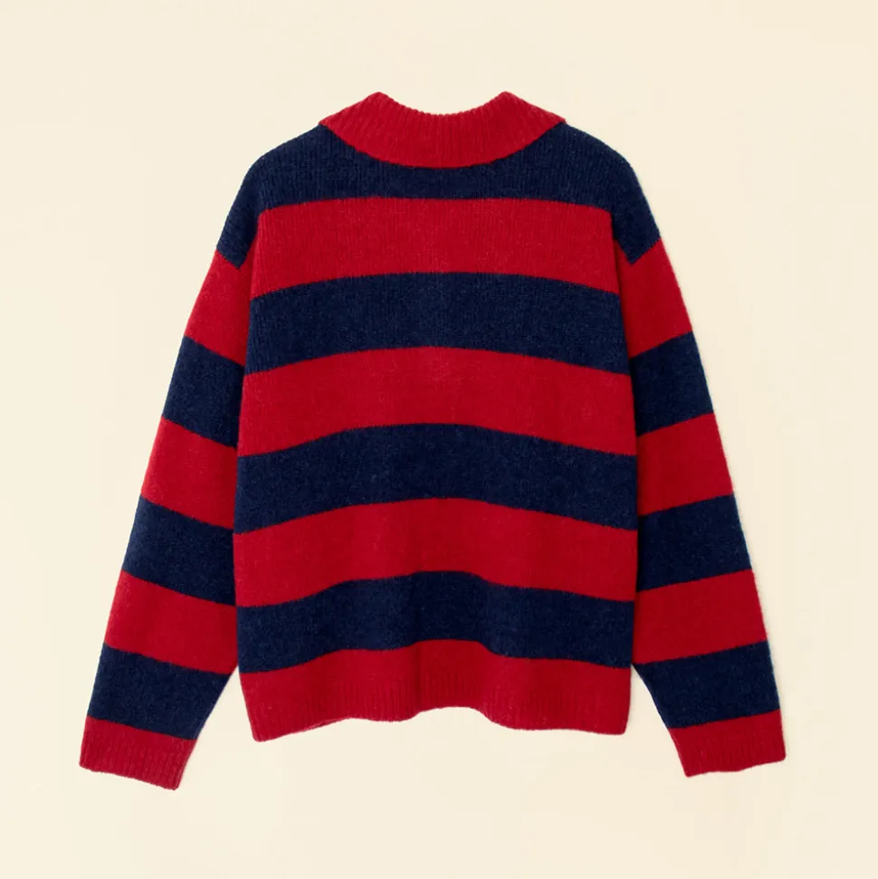 Xirena - Maille Brenton - Rouge & Bleu<Women Knitwear